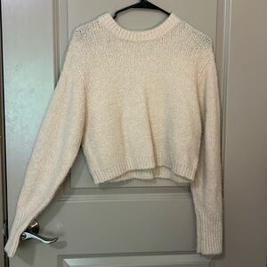 Zara Cropped Knit Sweater